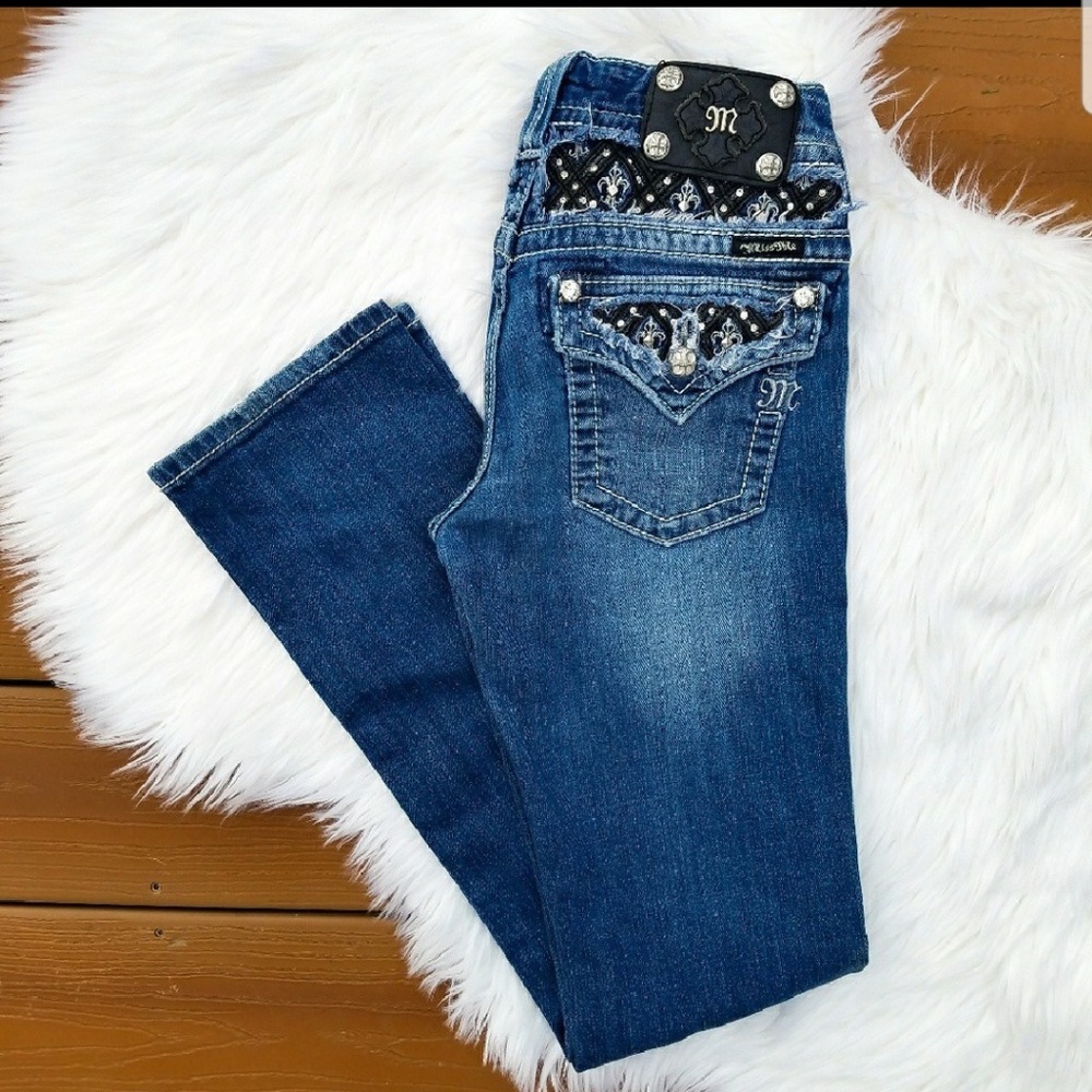 Miss Me Straight Leg Stretch Jeans